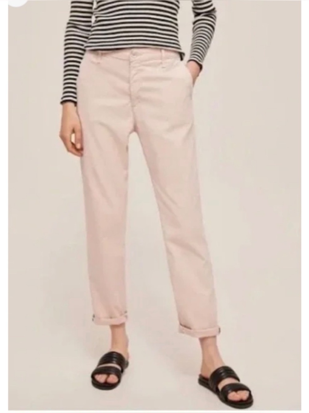 Adriano Goldschmied AG Caden tailored trouser pants pink 25